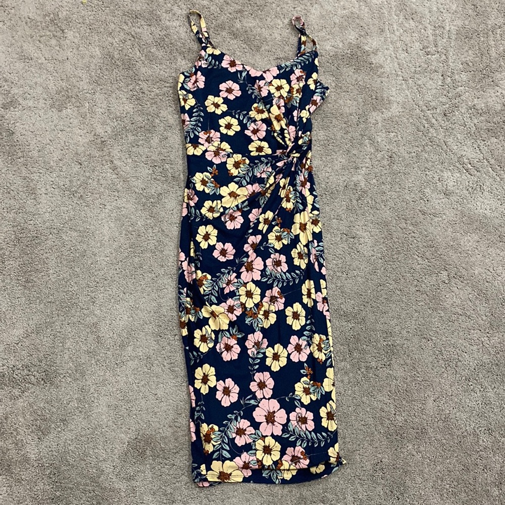 Floral spaghetti, strap dress